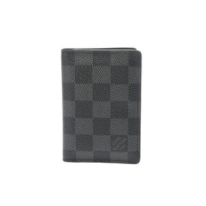 Louis Vuitton Graphite Black Organizer Poche Wallet